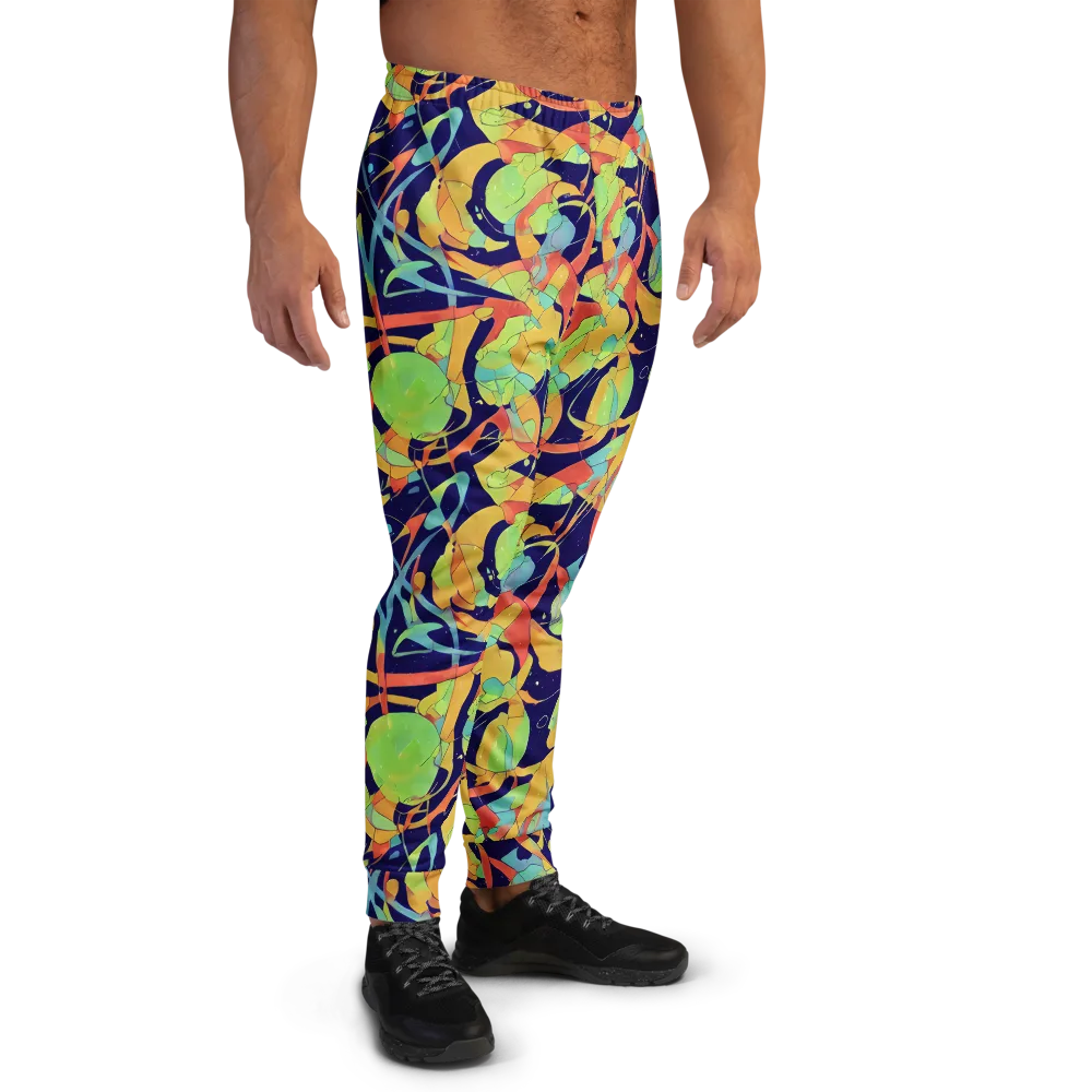 Solar Fronds on Men's Joggers — Right