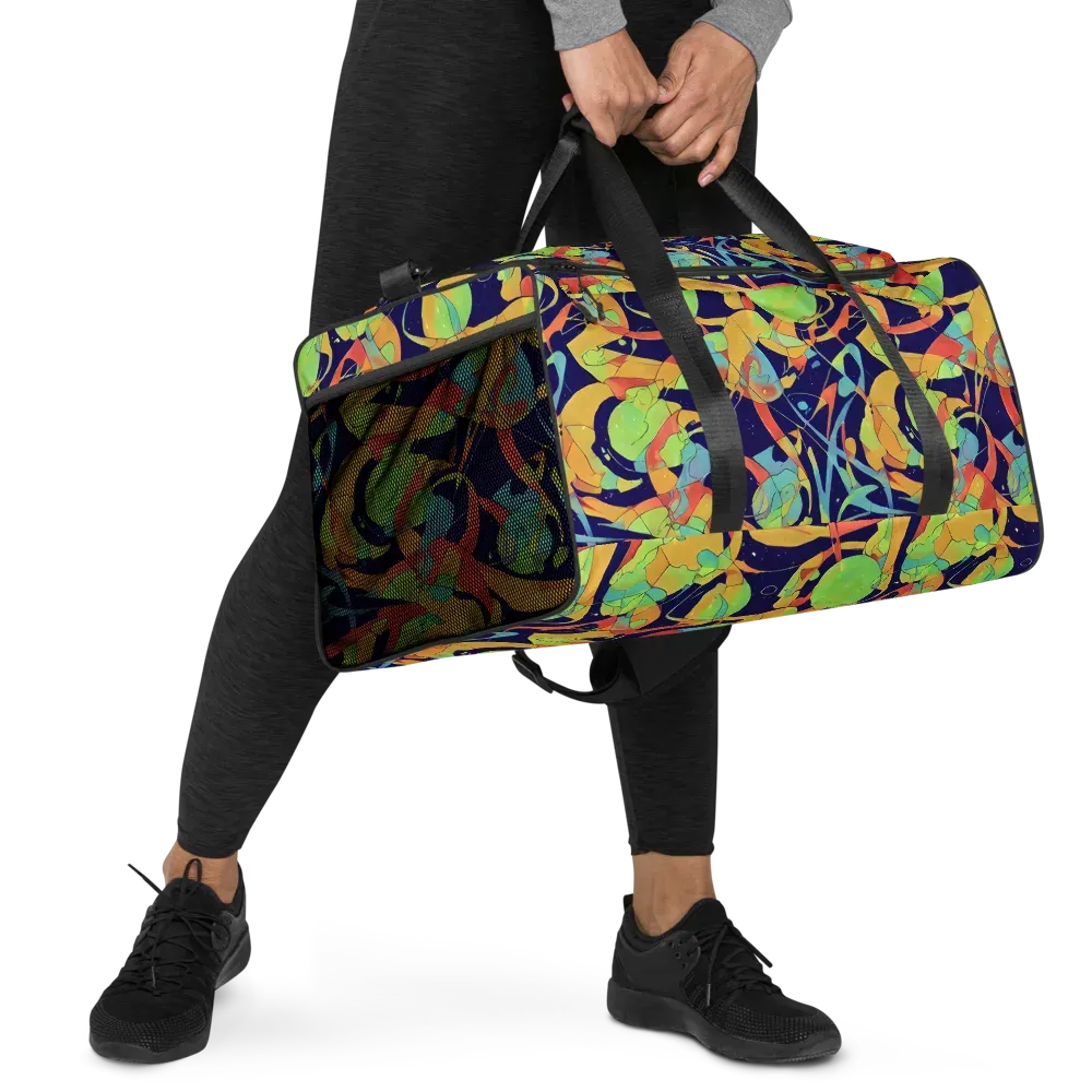 Solar Fronds on Duffle Bag — Right Front