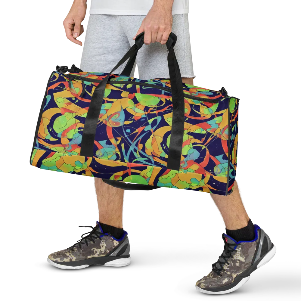 Solar Fronds on Duffle Bag — Front