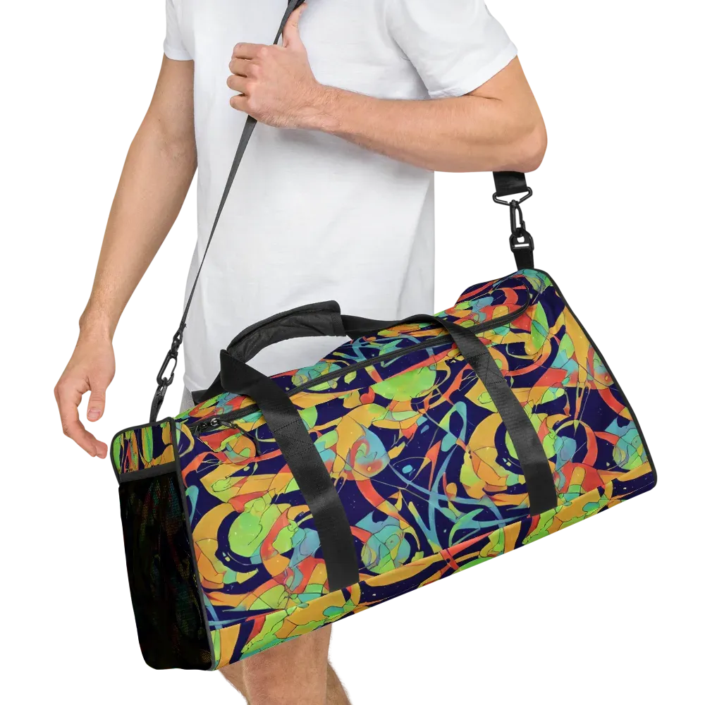 Solar Fronds on Duffle Bag — Right Front