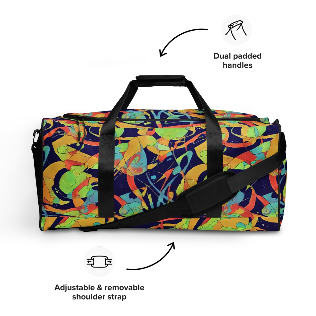 Solar Fronds on Duffle Bag — Front