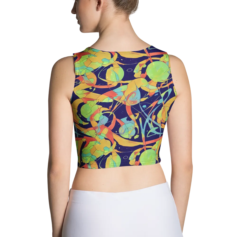 Solar Fronds on Crop Top — Back