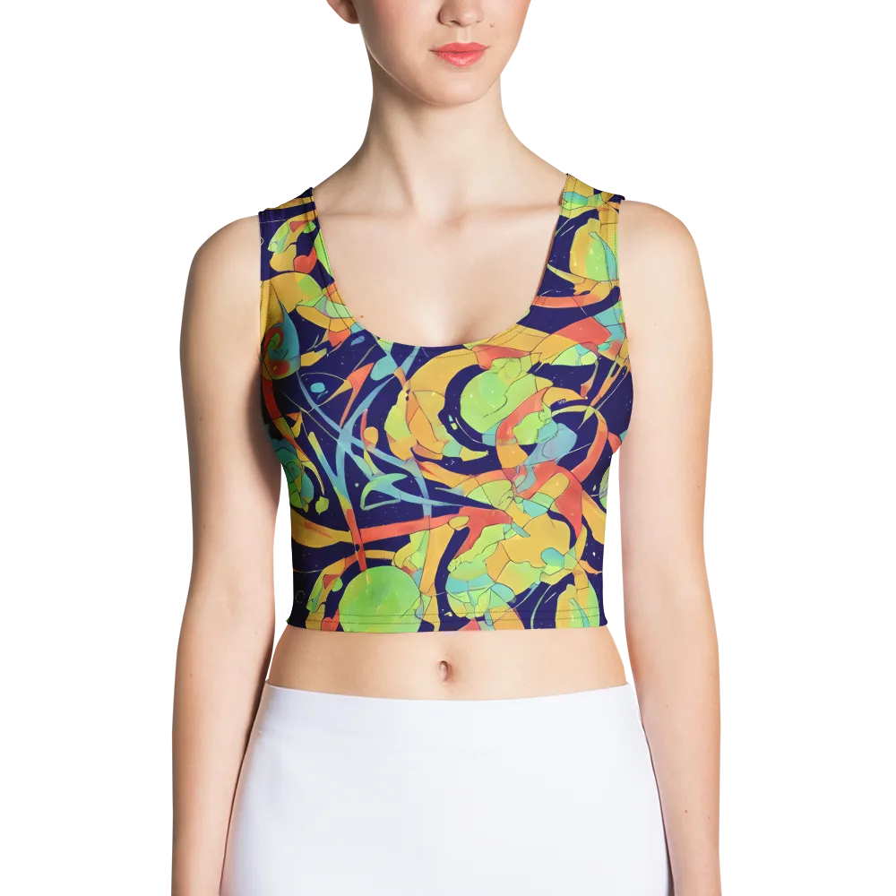 Solar Fronds on Crop Top — Front