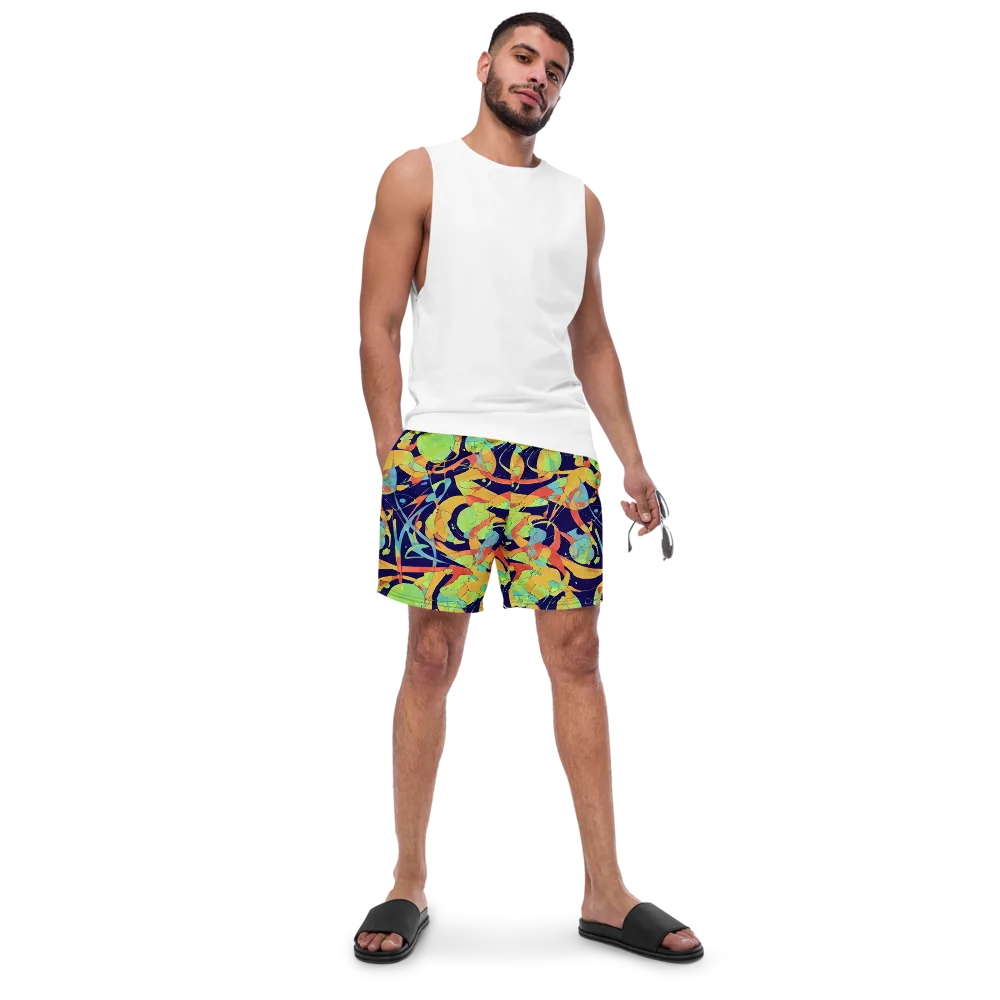 Solar Fronds on Swim Trunks — Front