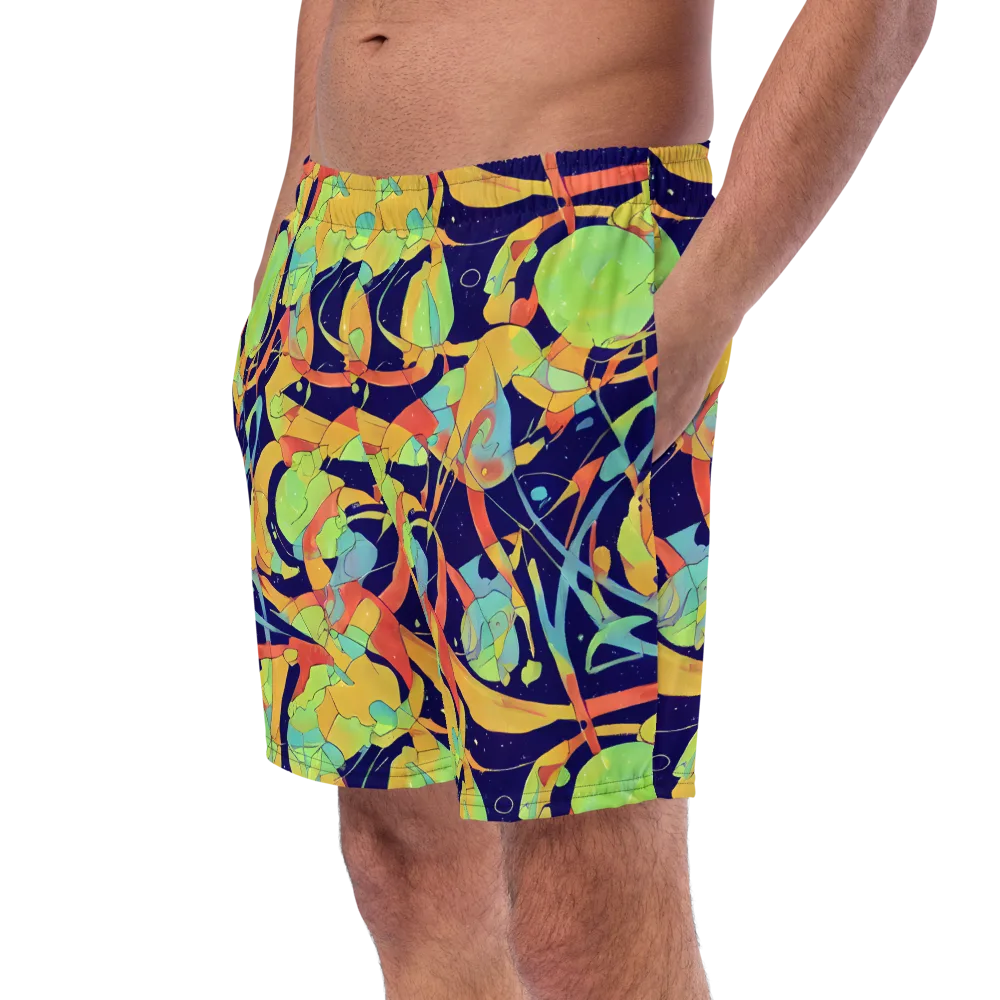 Solar Fronds on Swim Trunks — Left Front