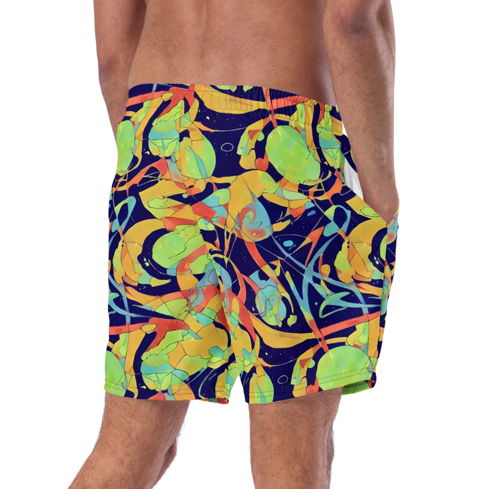 Solar Fronds on Swim Trunks — Right Back