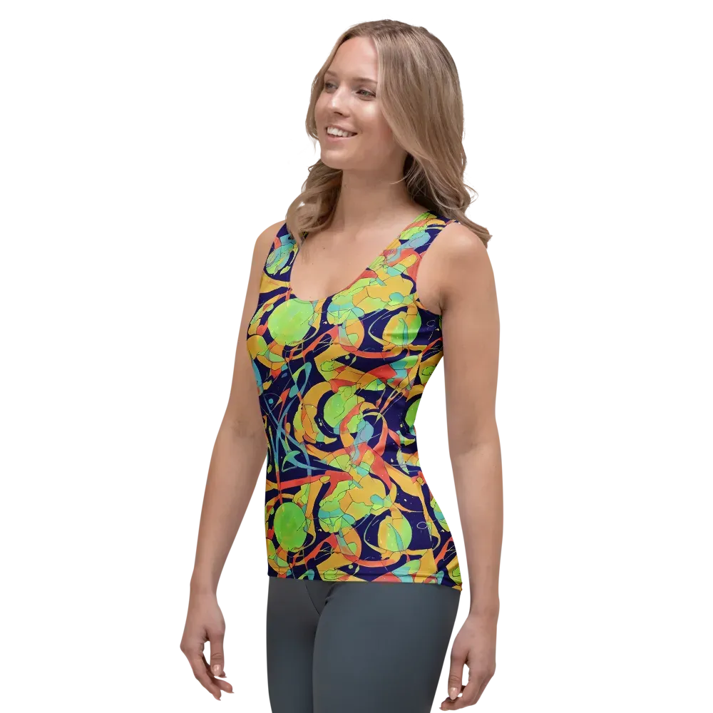 Solar Fronds on Women's Tank Top — Left Front