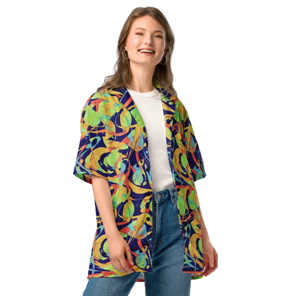 Solar Fronds on Button Shirt — Front