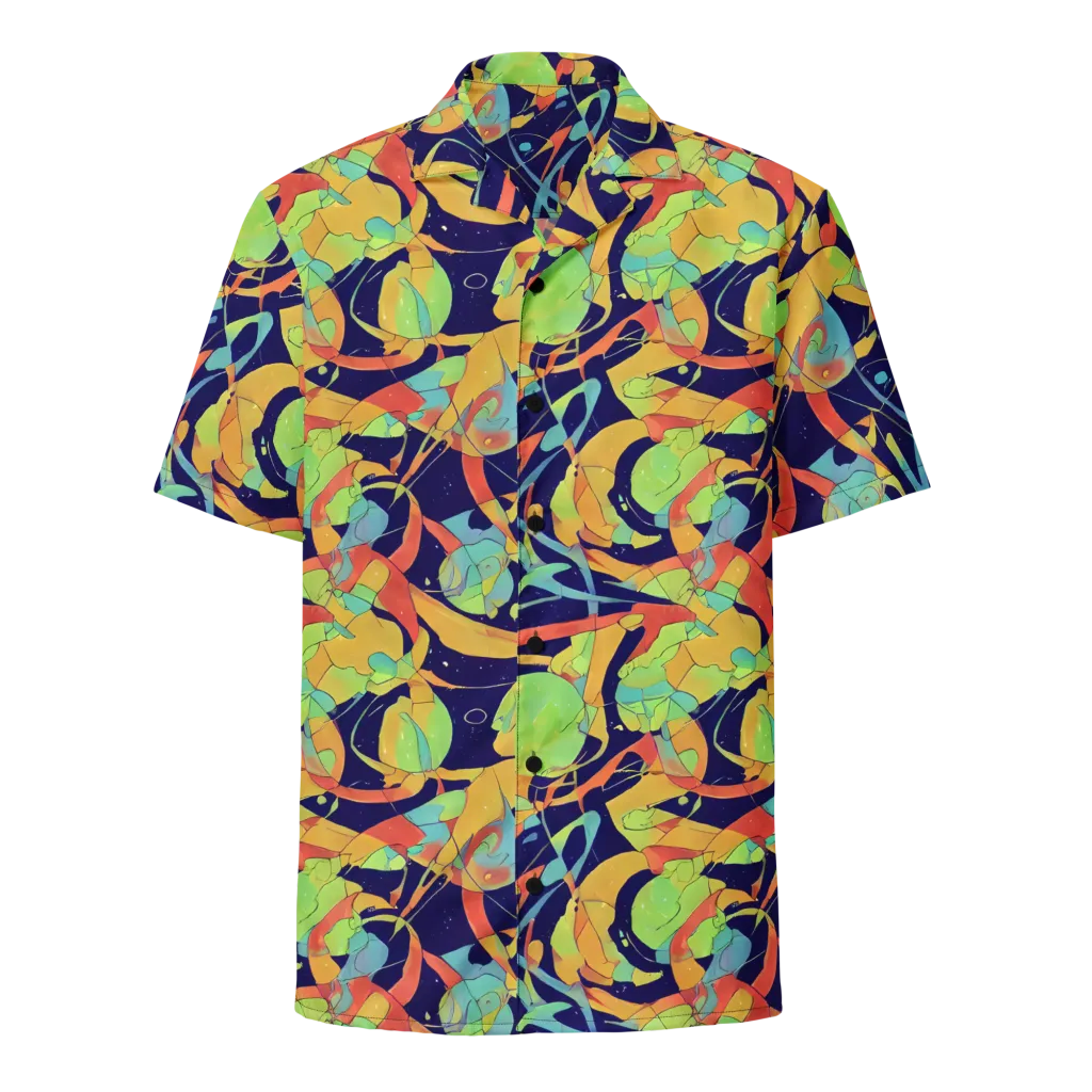 Solar Fronds on Button Shirt — Front