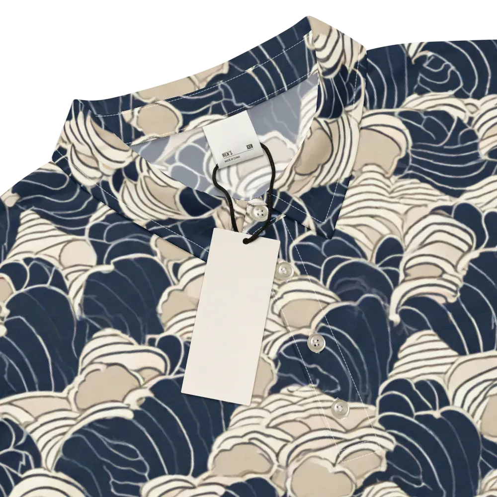 Midnight Conch on Men's Slim Fit Polo Shirt — Product details