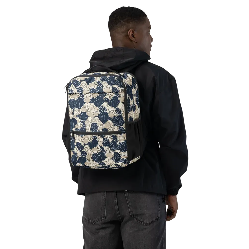 Midnight Conch on Utility Backpack — Back