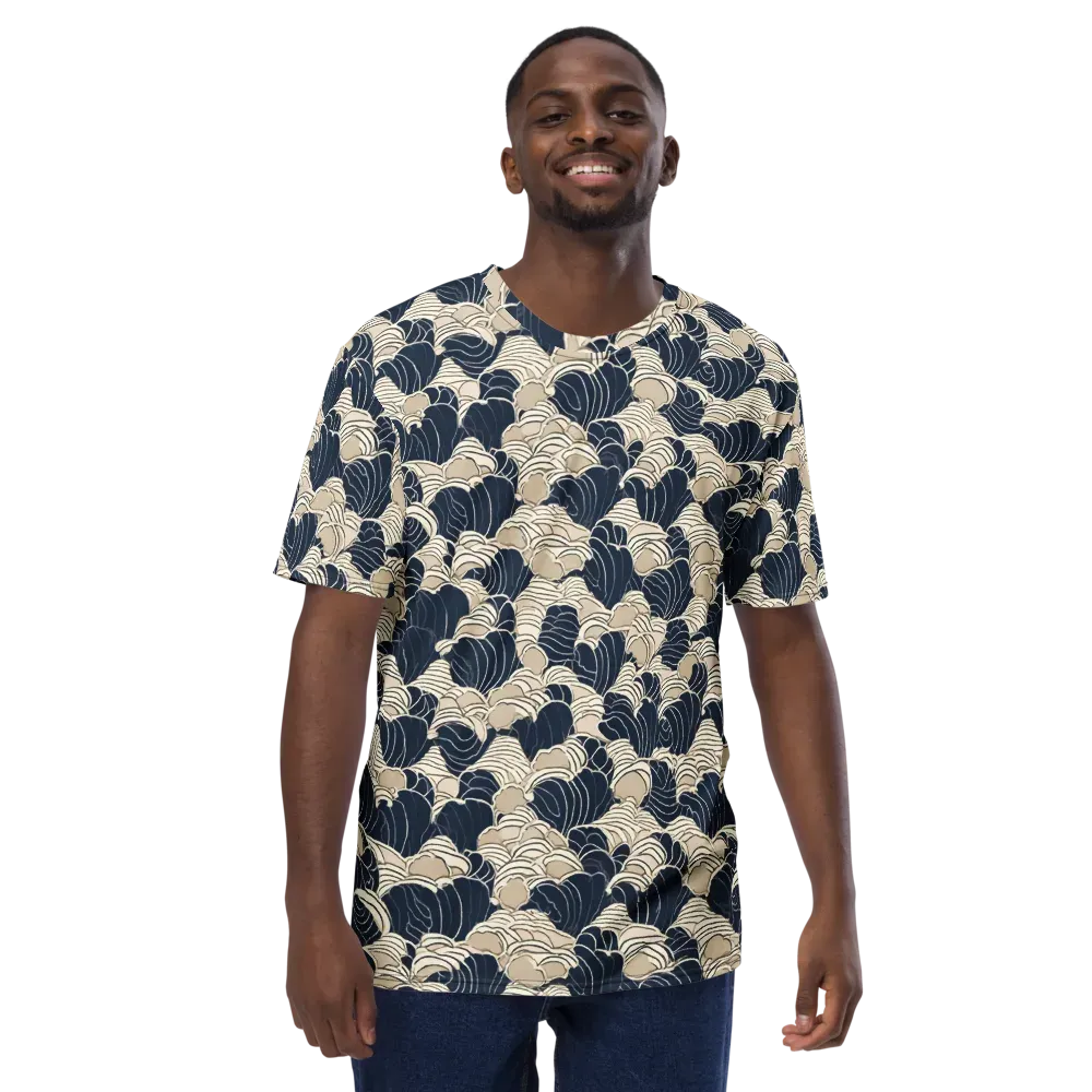 Midnight Conch on Men's Crew Neck T-Shirt — Front