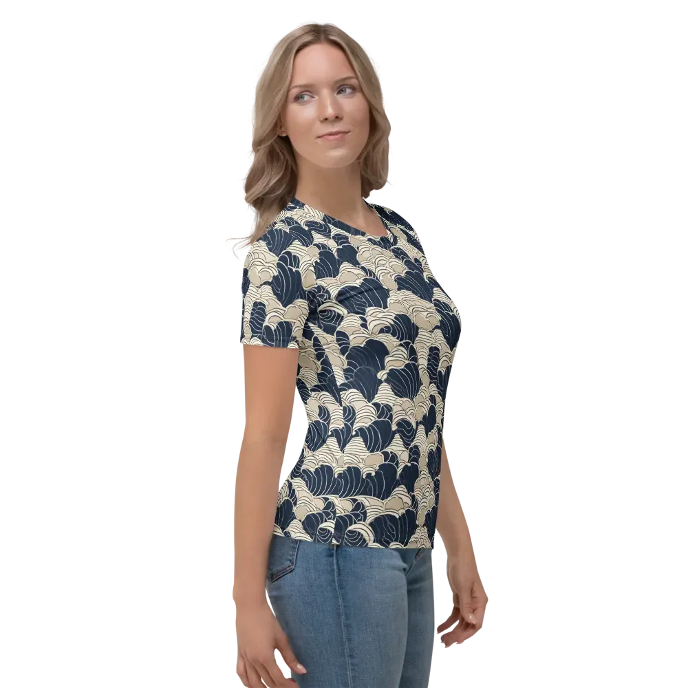 Midnight Conch on Women's Crew Neck T-Shirt — Right