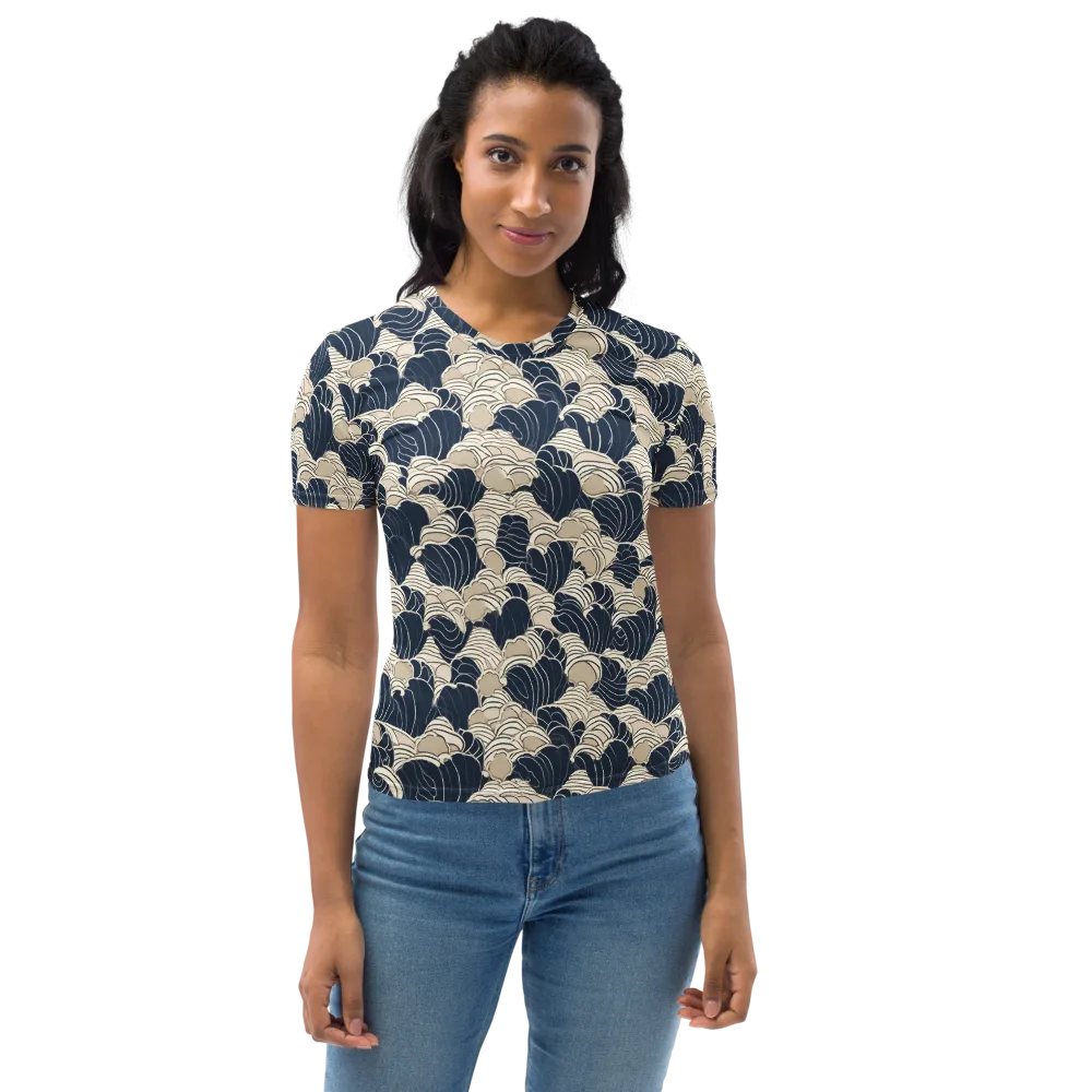Midnight Conch on Women's Crew Neck T-Shirt — Front