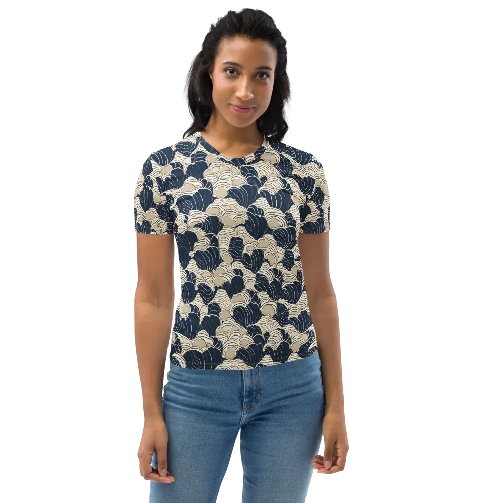 Midnight Conch on Women's Crew Neck T-Shirt — Front