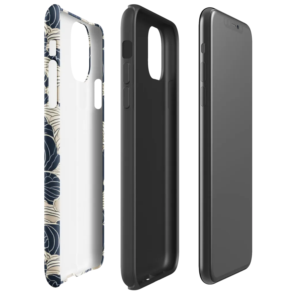 Midnight Conch on Tough Case for iPhone® — Right