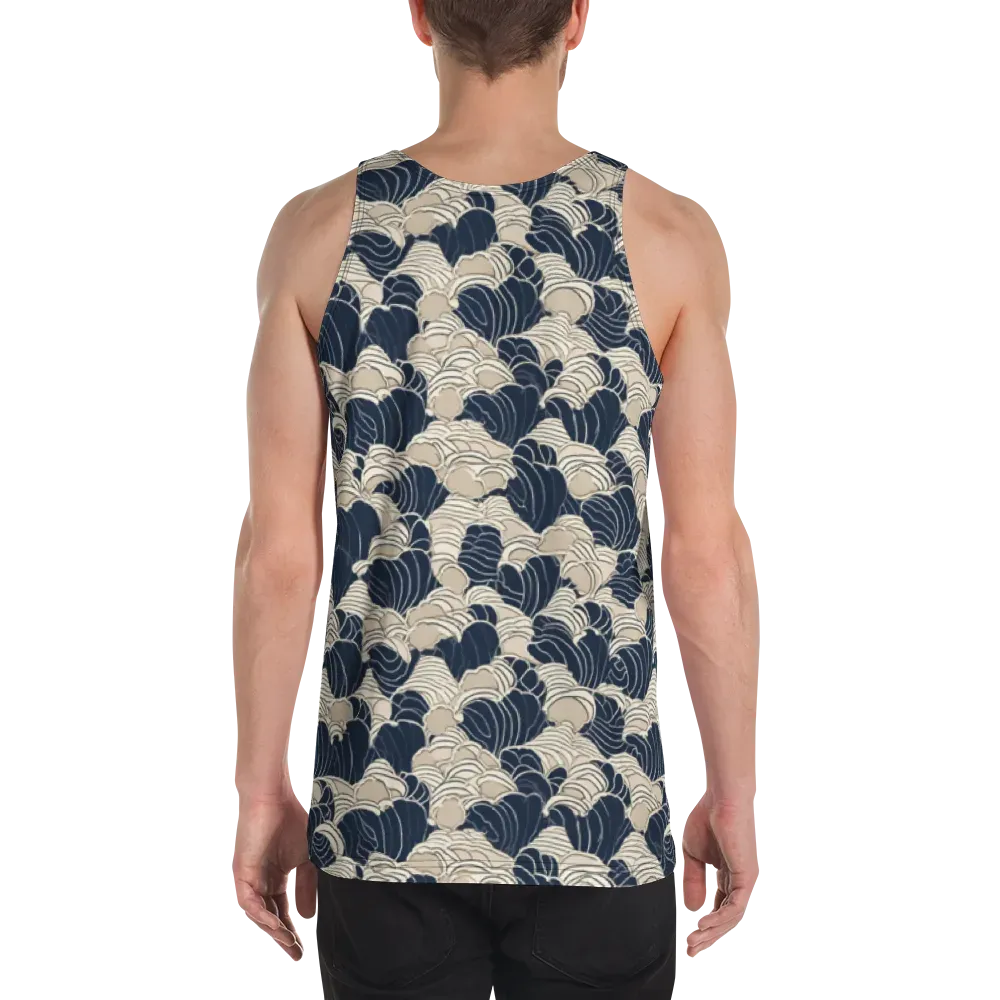 Midnight Conch on Men's Tank Top — Back