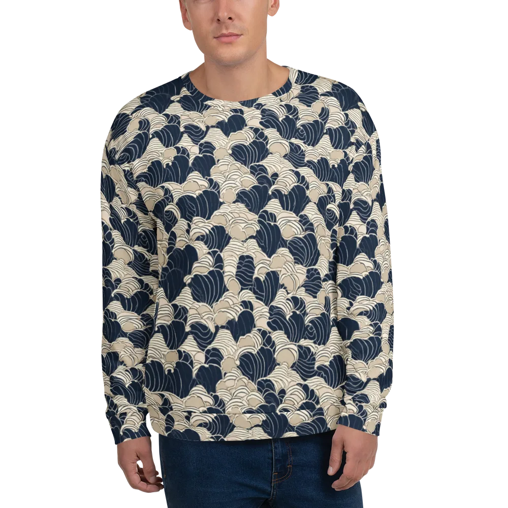 Midnight Conch on Sweatshirt — Front