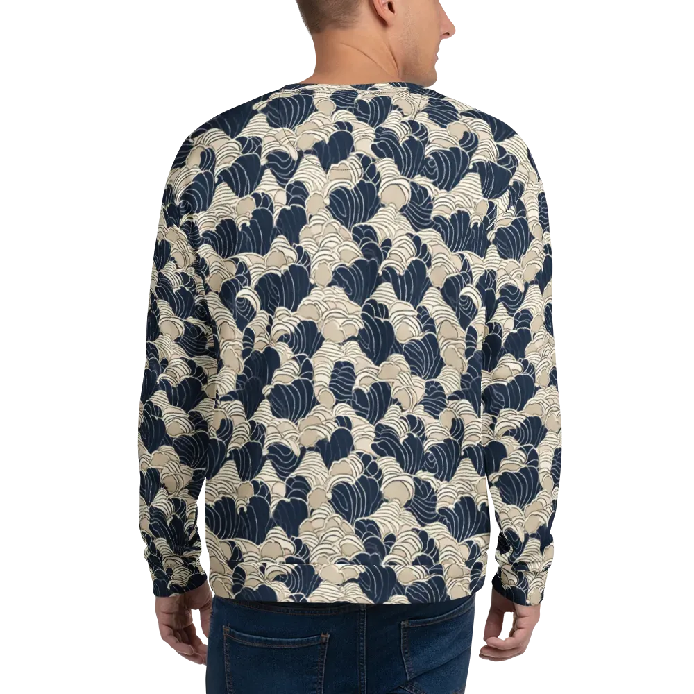 Midnight Conch on Sweatshirt — Back