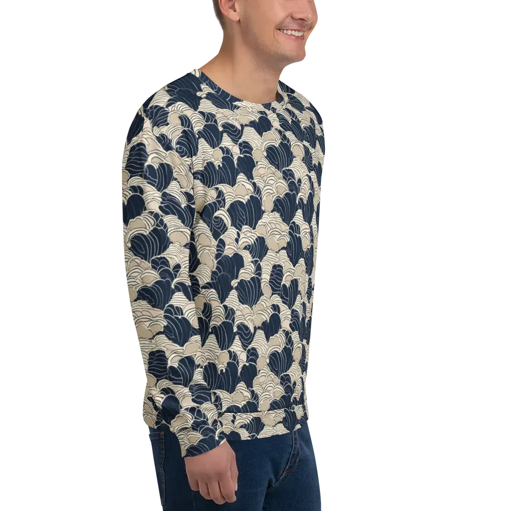 Midnight Conch on Sweatshirt — Right Front
