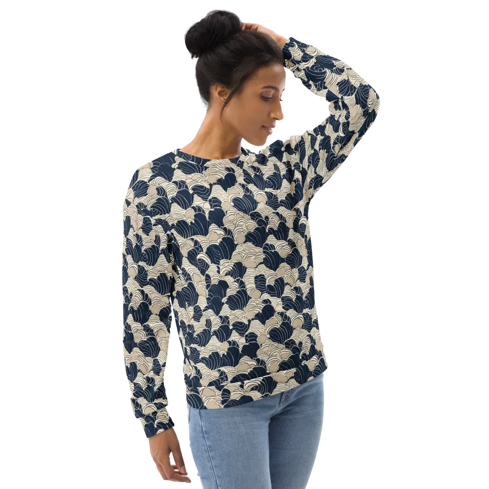 Midnight Conch on Sweatshirt — Right Front