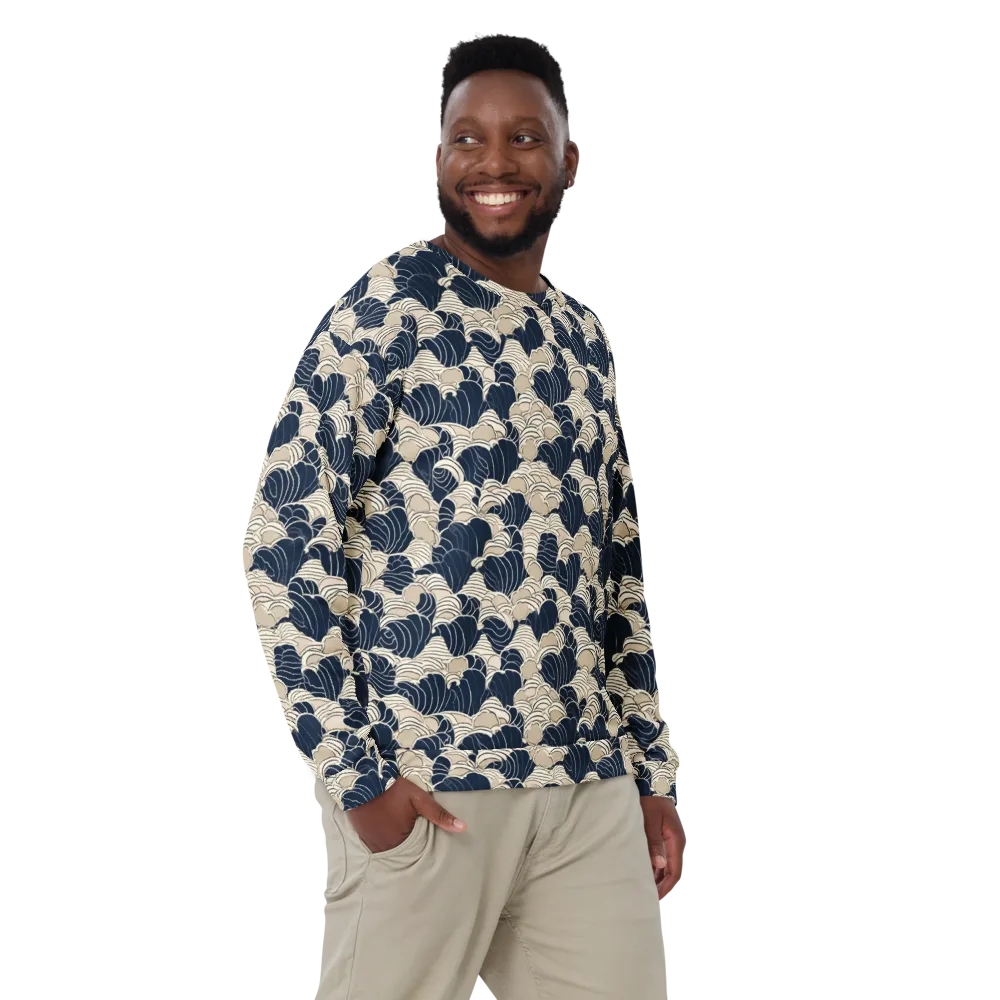 Midnight Conch on Sweatshirt — Front