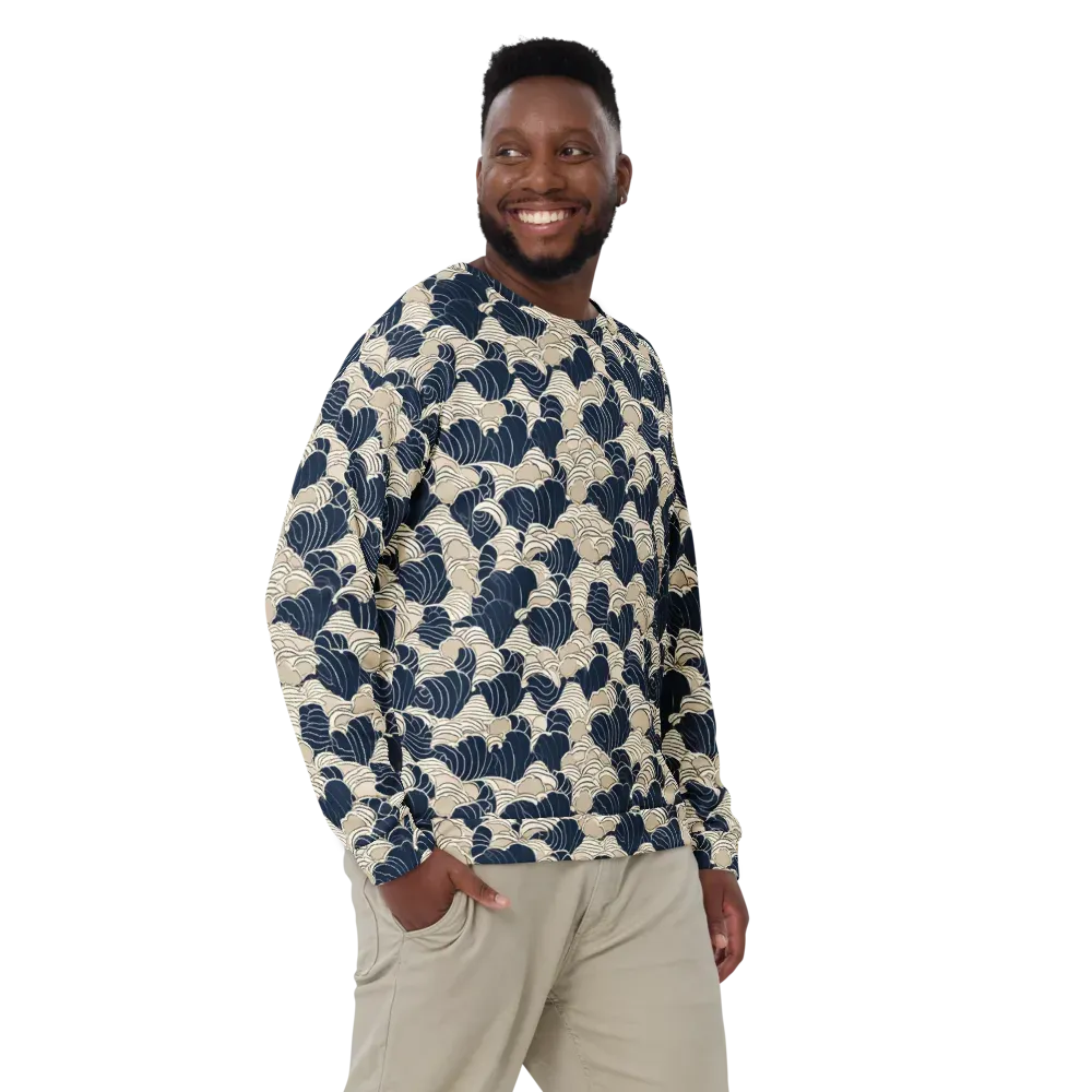 Midnight Conch on Sweatshirt — Front