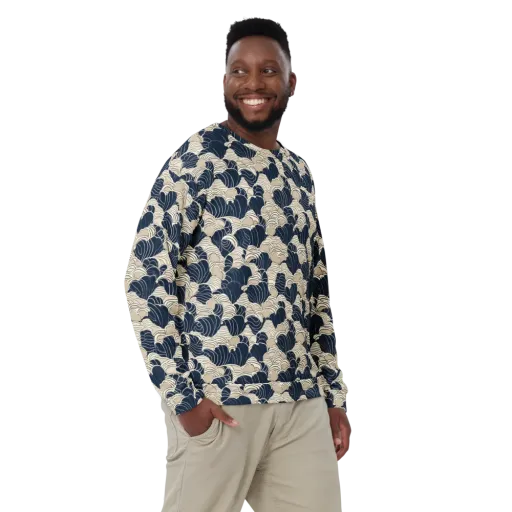 Midnight Conch on a Sweatshirt