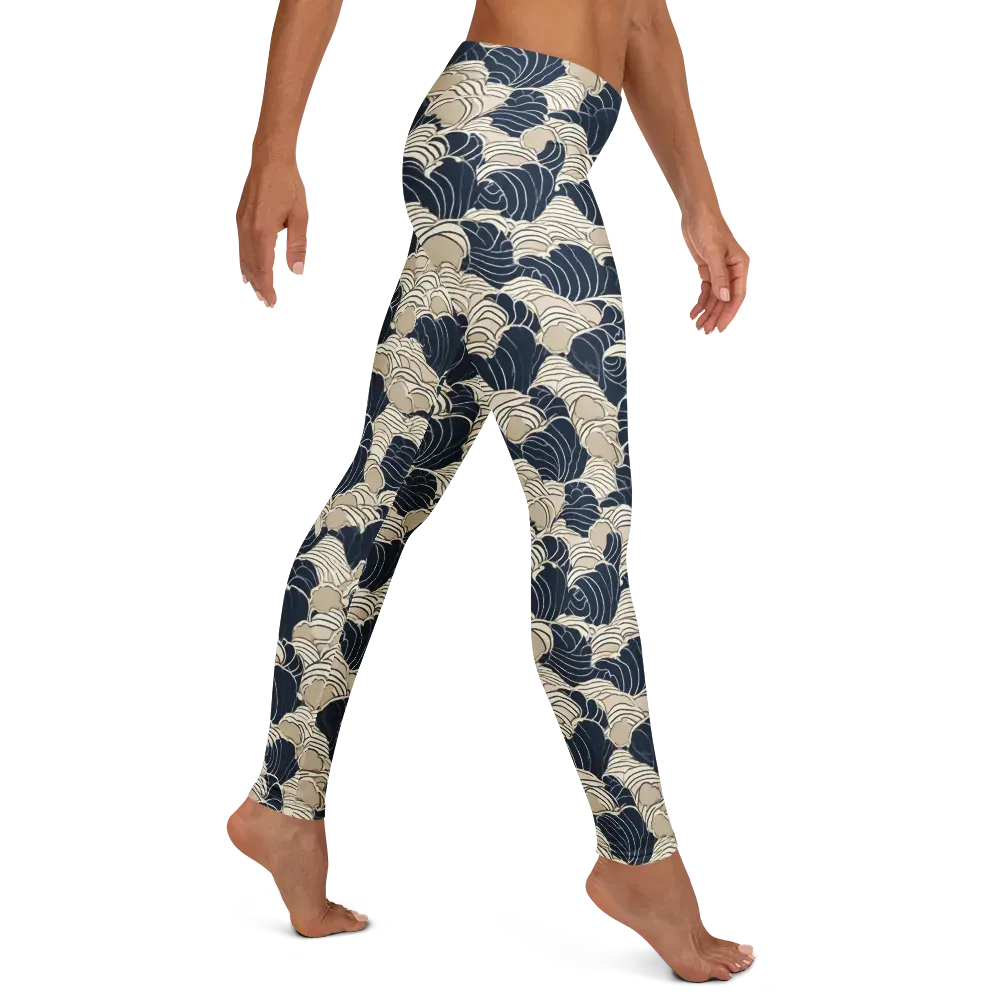 Midnight Conch on Leggings — Right