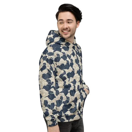 Midnight Conch on a Hoodie