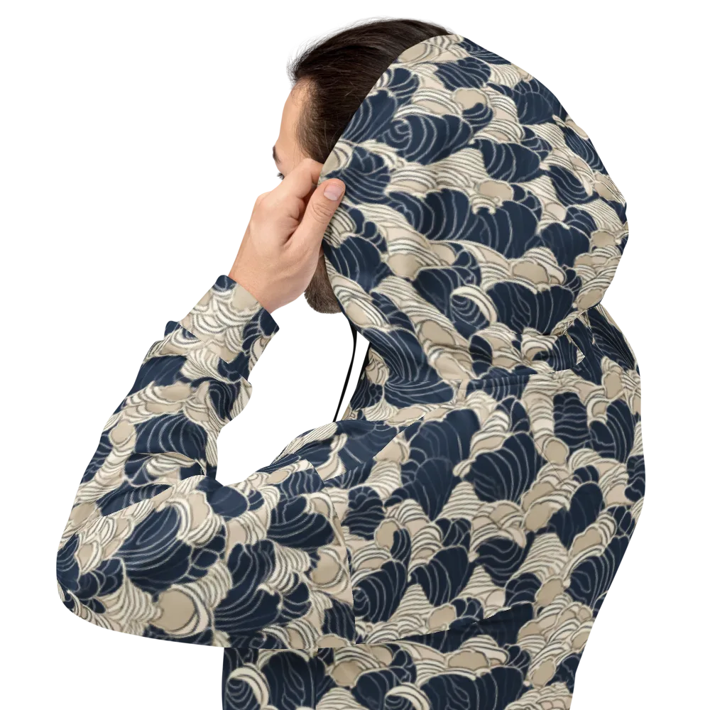 Midnight Conch on Hoodie — Back