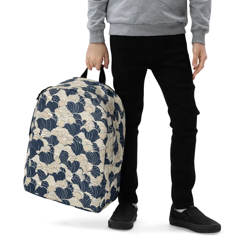 Midnight Conch on Minimalist Backpack — Zoomed-in