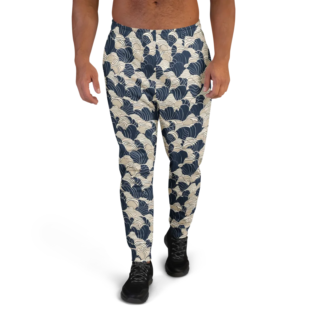 Midnight Conch on Men's Joggers — Front
