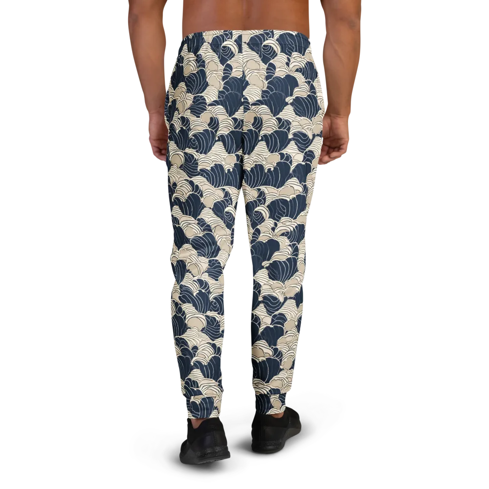 Midnight Conch on Men's Joggers — Back