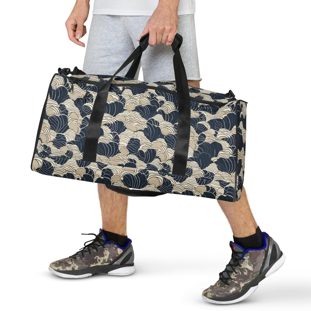 Midnight Conch on Duffle Bag — Front