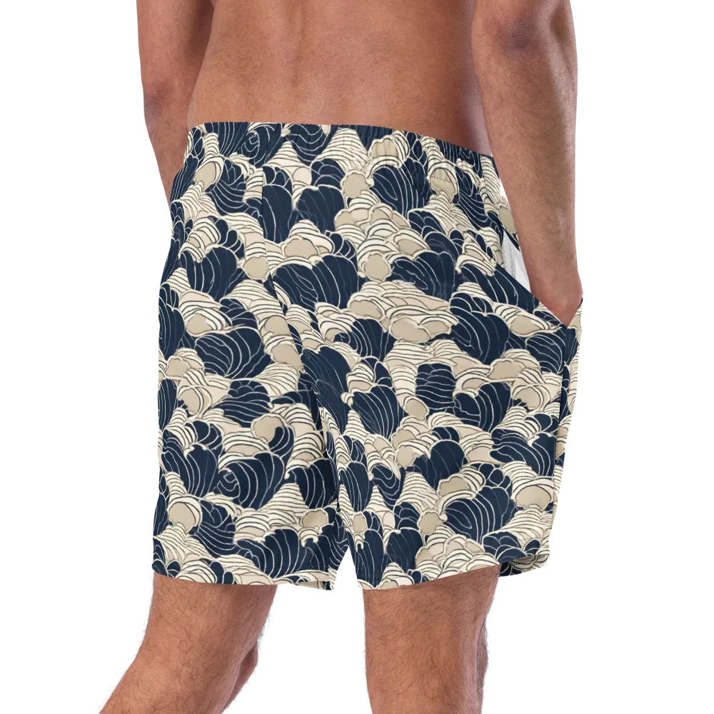 Midnight Conch on Swim Trunks — Right Back