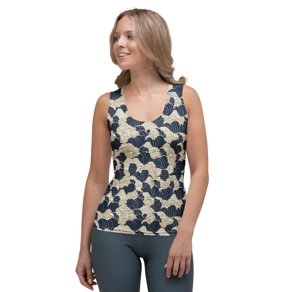 Midnight Conch on Women's Tank Top — Front