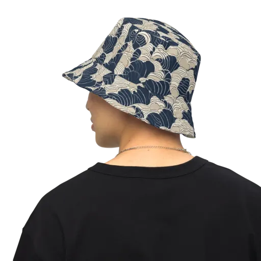 Midnight Conch on a Reversible Bucket Hat