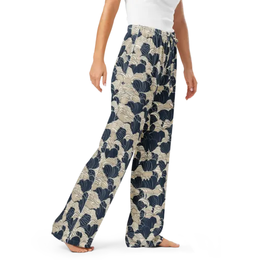 Midnight Conch on a Women's Pajama Pants