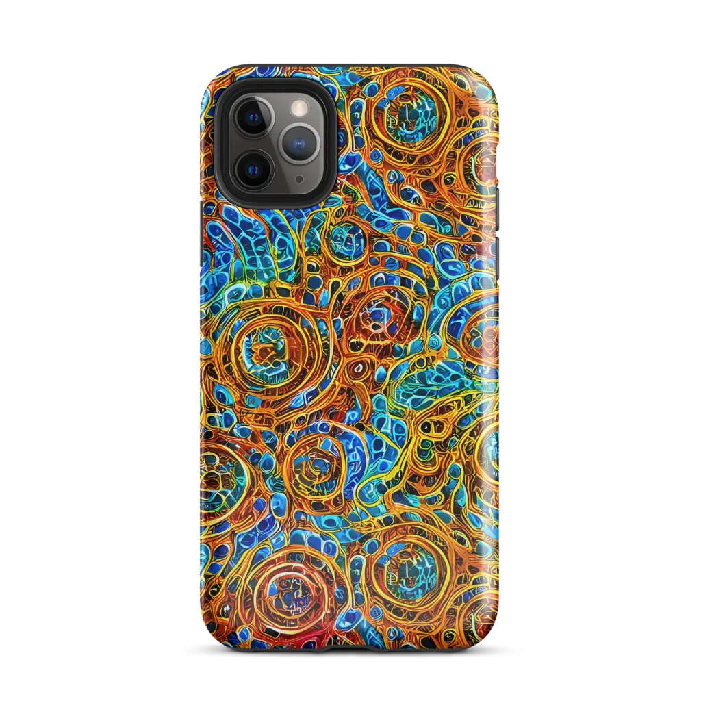 Electric Mandala on Tough Case for iPhone® — Front
