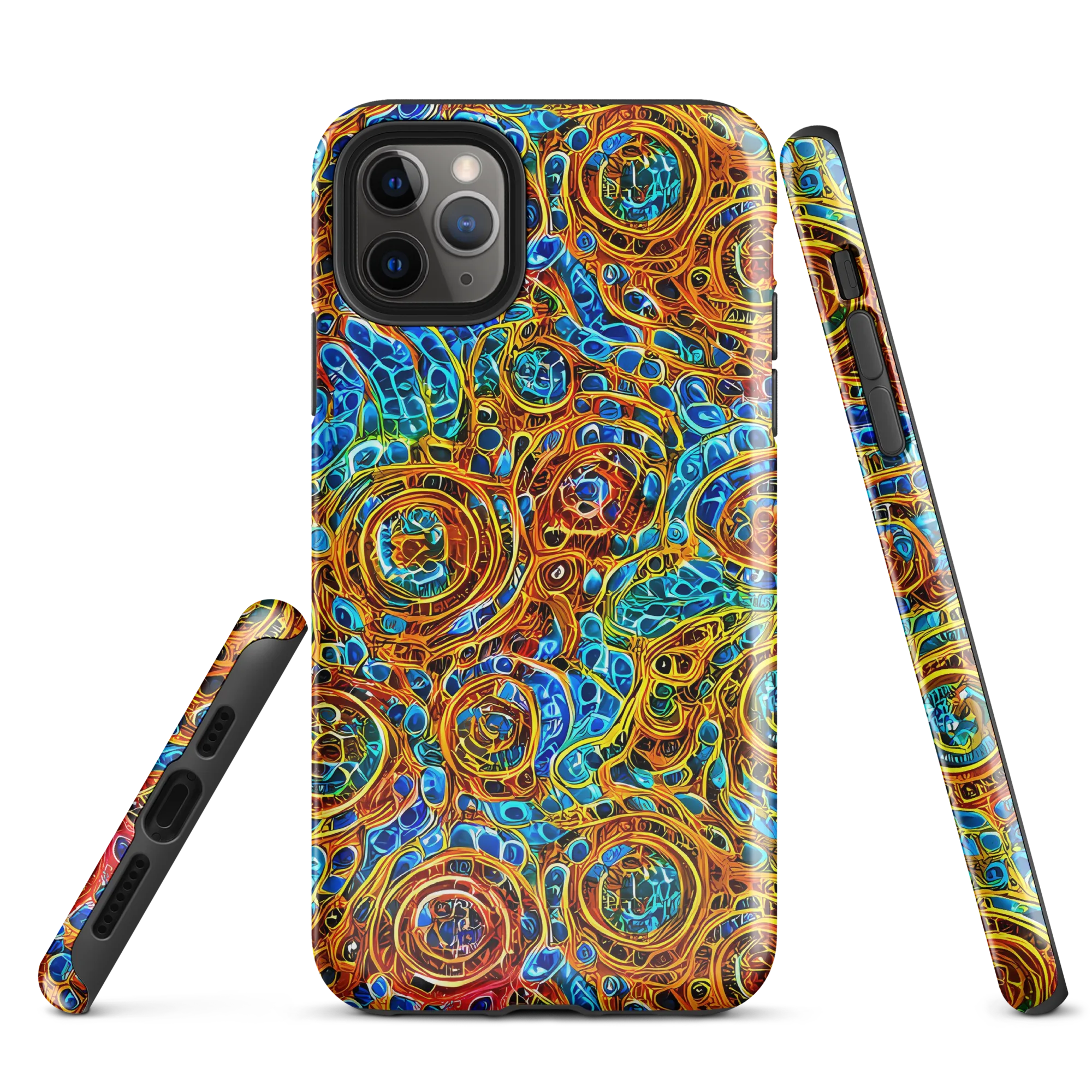 Electric Mandala on Tough Case for iPhone® — Front