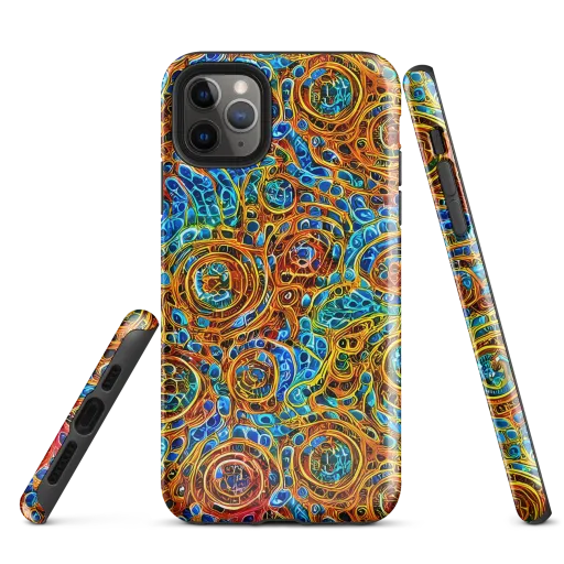 Electric Mandala on a Tough Case for iPhone®