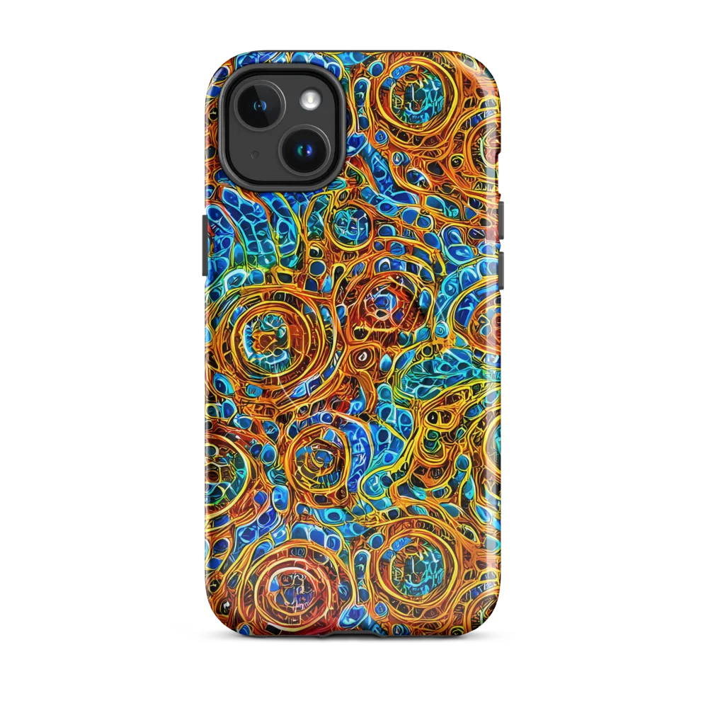 Electric Mandala on MagSafe Tough Case for iPhone® — Front