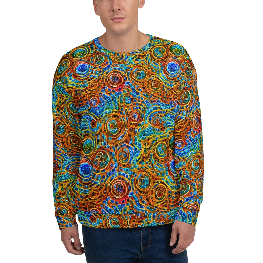 Electric Mandala on Sweatshirt — Front