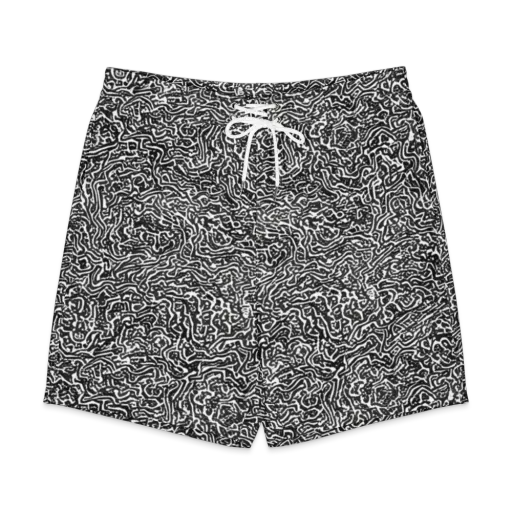 Contour Fever on a Men's Board Shorts