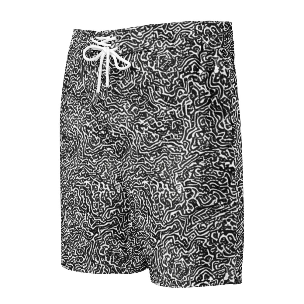 Contour Fever on Men's Board Shorts — Front