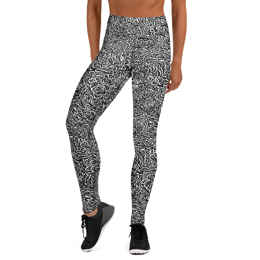 Contour Fever on Yoga Leggings — Front