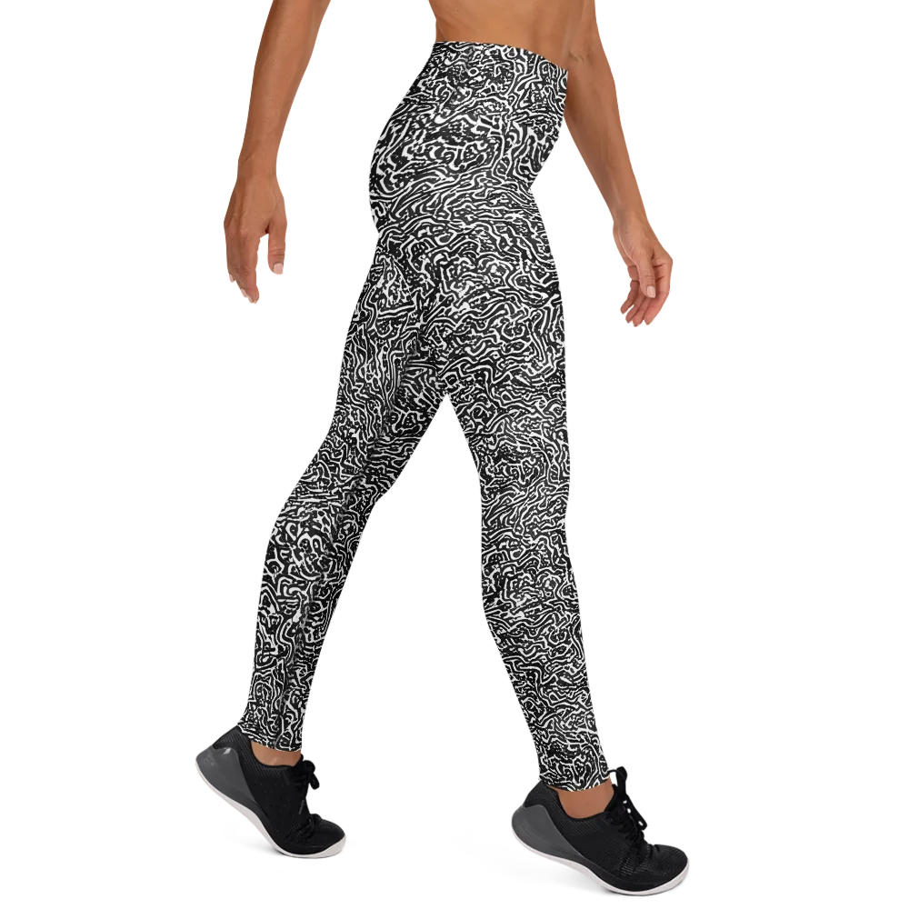 Contour Fever on Yoga Leggings — Right