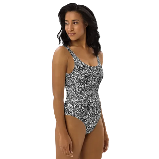 Contour Fever on a One-Piece Swimsuit