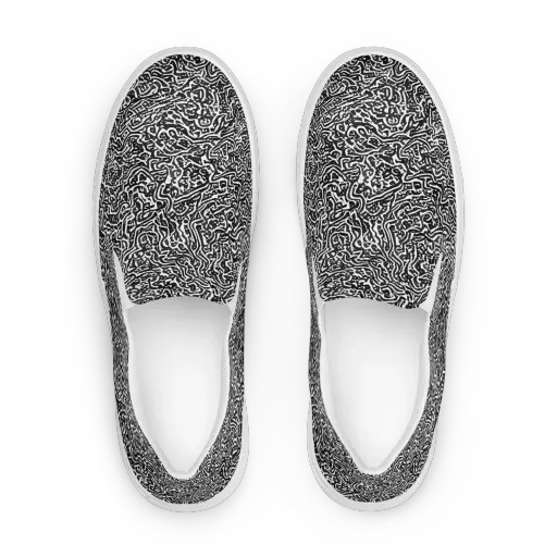Contour Fever on a Women's Slip-On Canvas Shoes